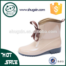 sapatos de chuva de plástico para senhora sapatos de pvc para senhora B-813